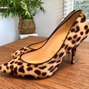 Christian Louboutin Leopard-Print Calf Hair Pumps